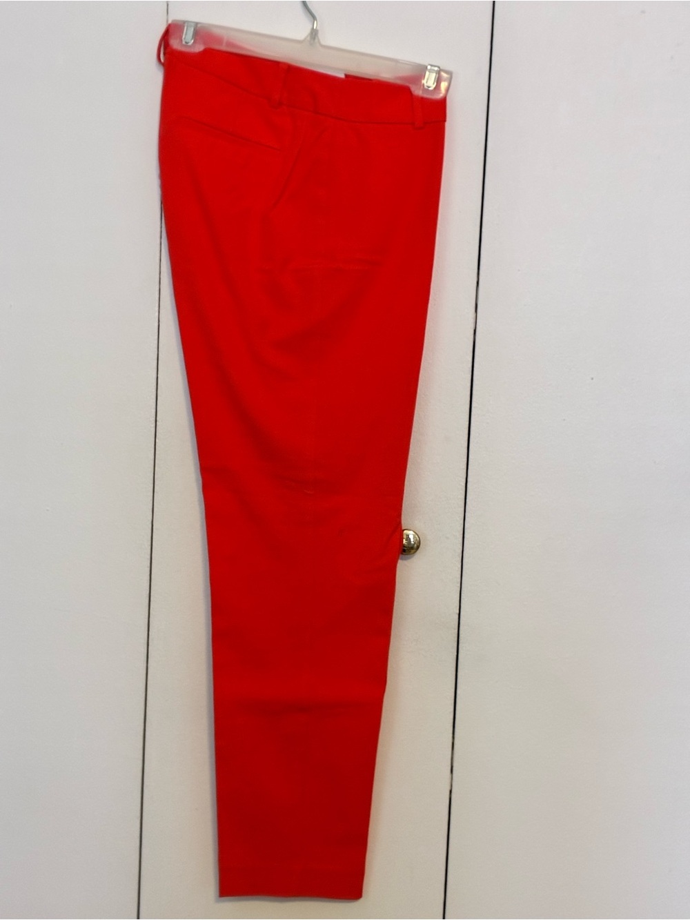 Talbots Bright Red Side Zip Dress Pants